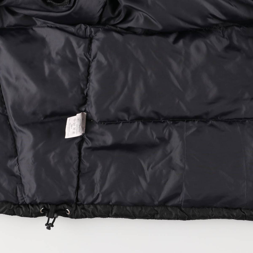 Eddie Bauer Goose Down Vest, Men's Size Small polyester black type Vintage Second Hand