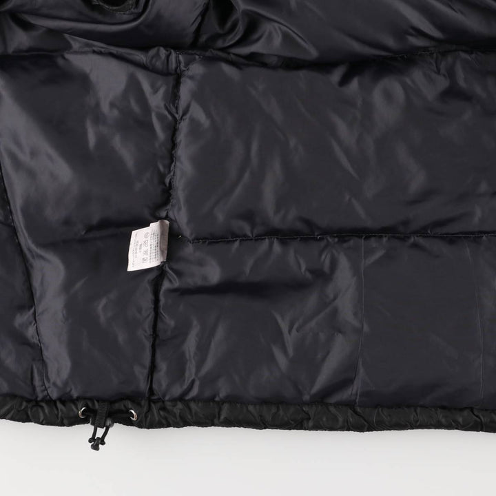 Eddie Bauer Goose Down Vest, Men's Size Small polyester black type Vintage Second Hand