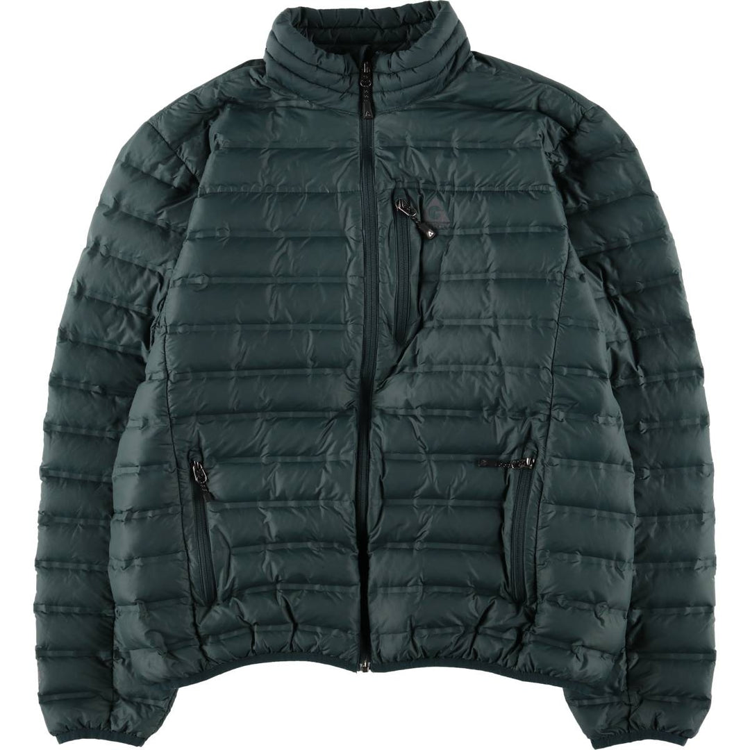 Gerry 650 Fill Power Down Jacket, Men's XL Nylon Green type dark green Vintage Second Hand