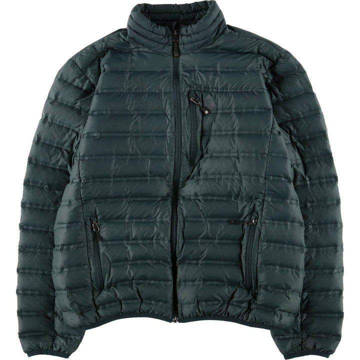 Gerry 650 Fill Power Down Jacket, Men's XL Nylon Green type dark green Vintage Second Hand