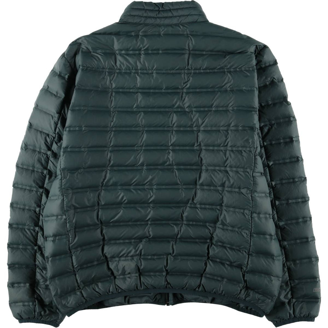 Gerry 650 Fill Power Down Jacket, Men's XL Nylon Green type dark green Vintage Second Hand