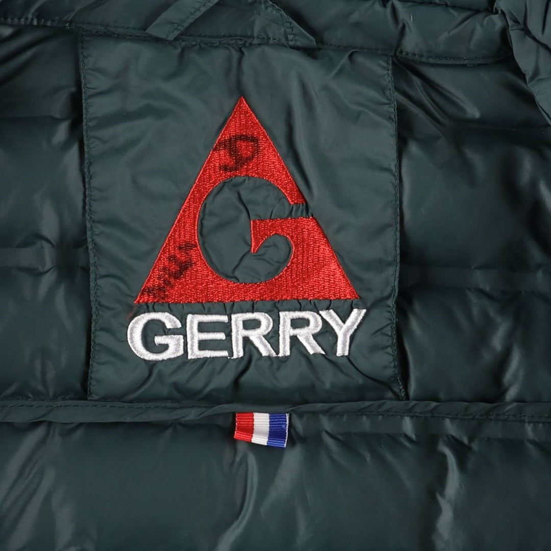 Gerry 650 Fill Power Down Jacket, Men's XL Nylon Green type dark green Vintage Second Hand