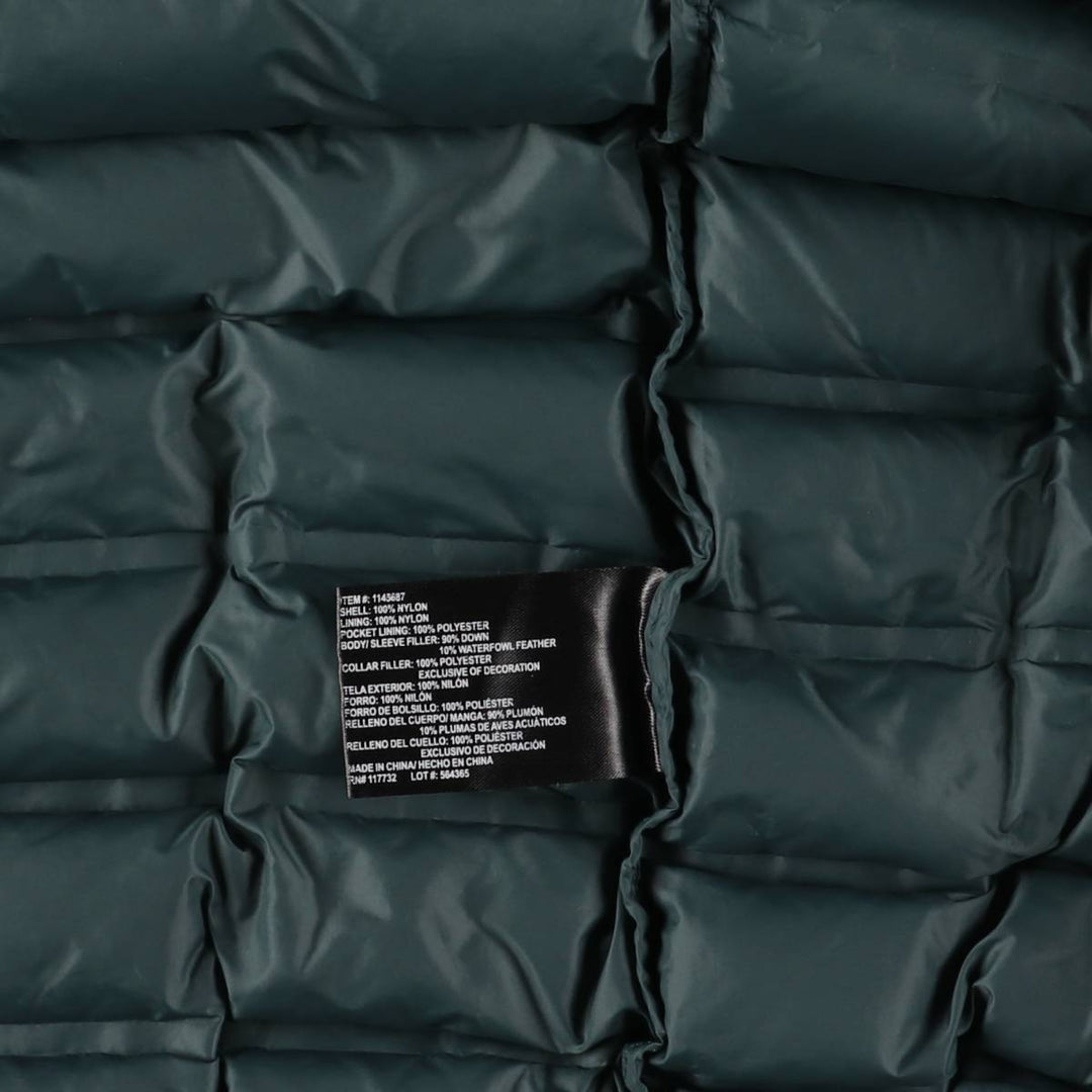 Gerry 650 Fill Power Down Jacket, Men's XL Nylon Green type dark green Vintage Second Hand