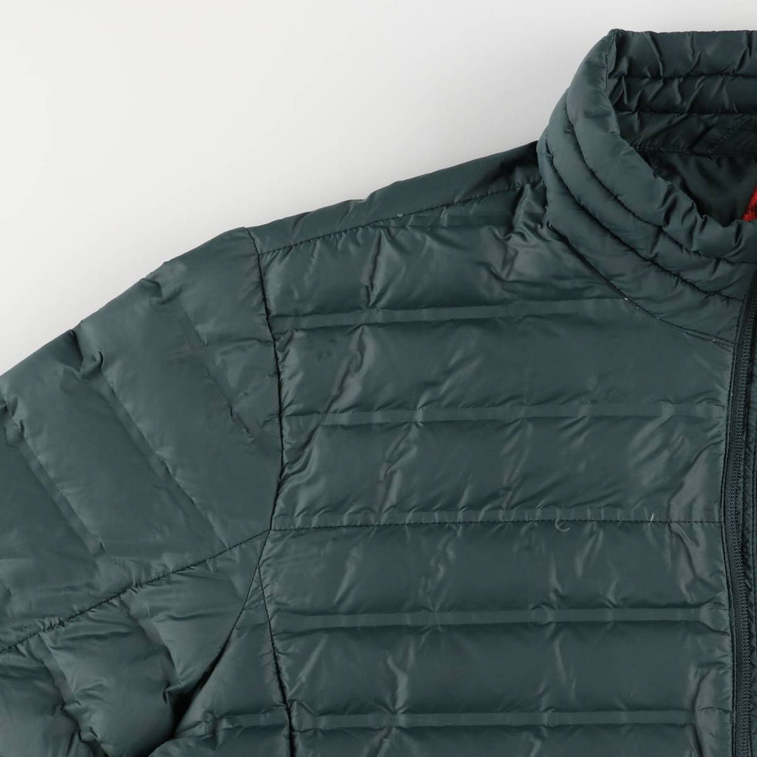 Gerry 650 Fill Power Down Jacket, Men's XL Nylon Green type dark green Vintage Second Hand