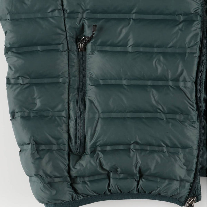 Gerry 650 Fill Power Down Jacket, Men's XL Nylon Green type dark green Vintage Second Hand