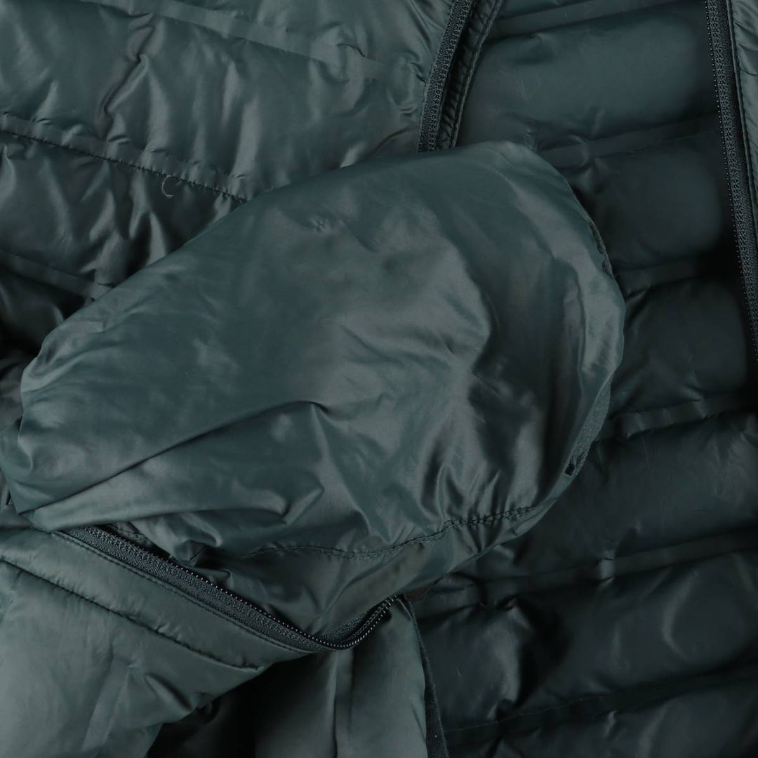 Gerry 650 Fill Power Down Jacket, Men's XL Nylon Green type dark green Vintage Second Hand