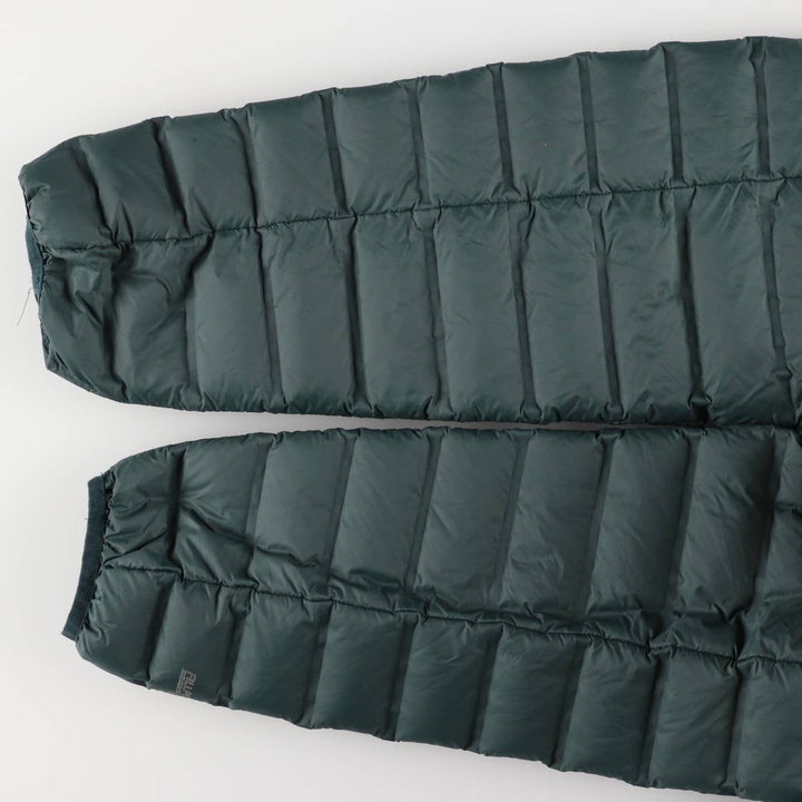 Gerry 650 Fill Power Down Jacket, Men's XL Nylon Green type dark green Vintage Second Hand