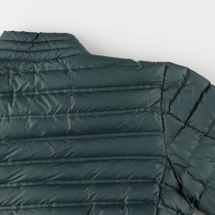 Gerry 650 Fill Power Down Jacket, Men's XL Nylon Green type dark green Vintage Second Hand