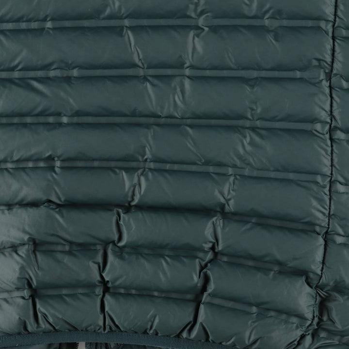 Gerry 650 Fill Power Down Jacket, Men's XL Nylon Green type dark green Vintage Second Hand