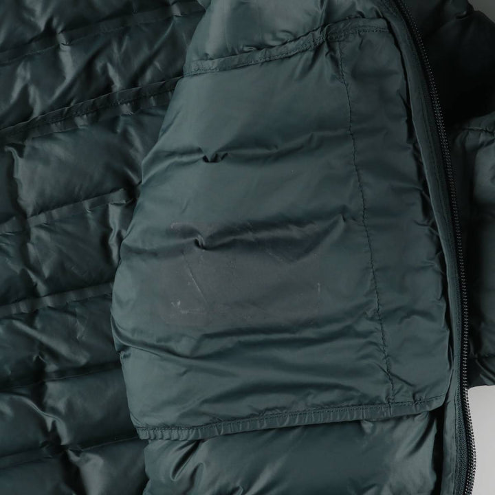 Gerry 650 Fill Power Down Jacket, Men's XL Nylon Green type dark green Vintage Second Hand