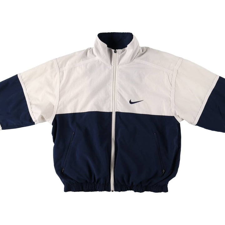 Vintage 90'S Nike two-tone windbreaker, size S, men's polyester white type Vintage Second Hand