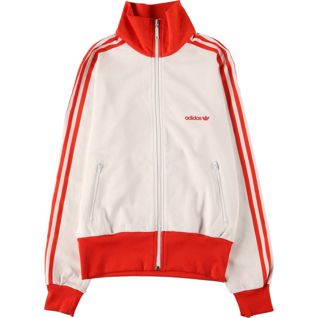 2000'S adidas Originals Women's Track Jacket, Size Small cotton white type Vintage Second Hand
