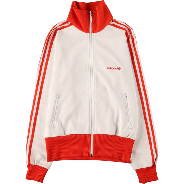 2000'S adidas Originals Women's Track Jacket, Size Small cotton white type Vintage Second Hand
