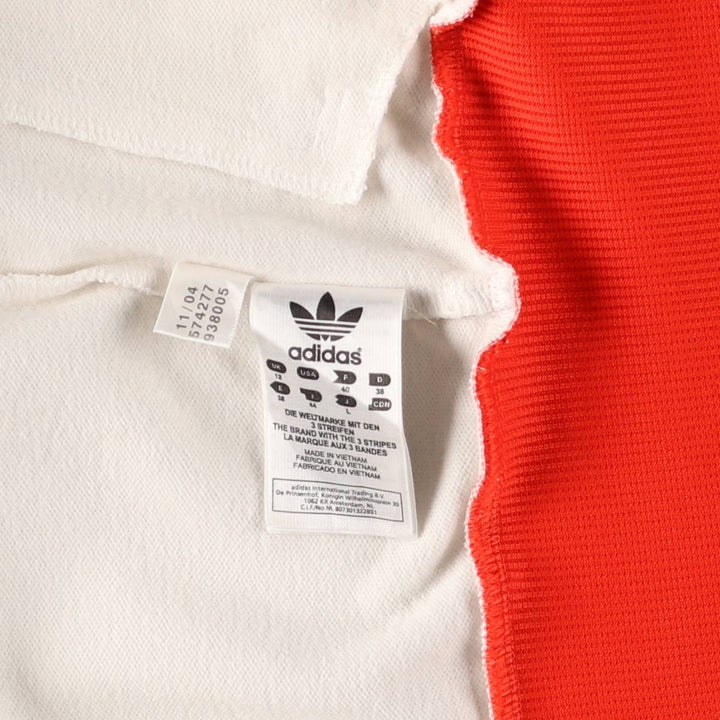 2000'S adidas Originals Women's Track Jacket, Size Small cotton white type Vintage Second Hand