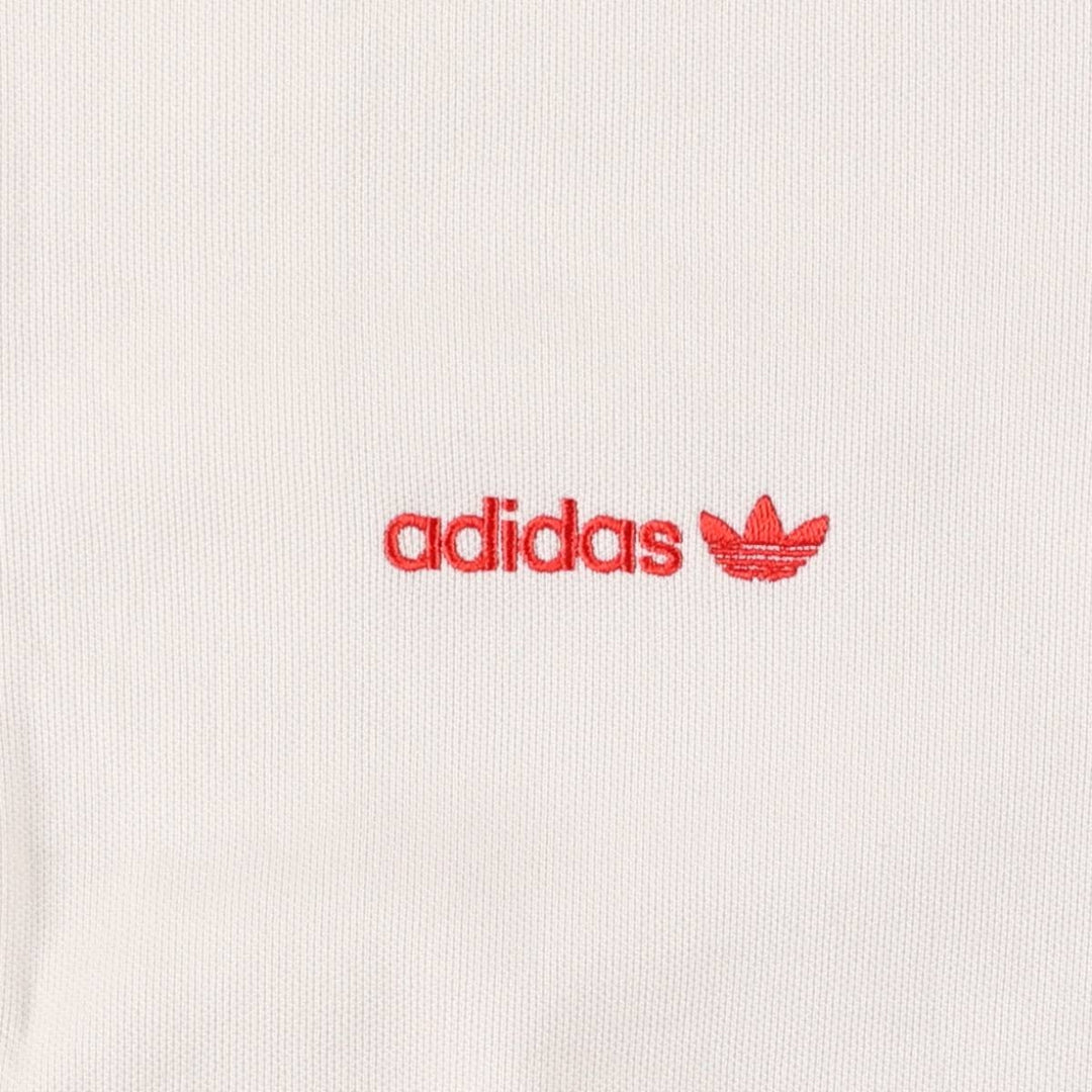 2000'S adidas Originals Women's Track Jacket, Size Small cotton white type Vintage Second Hand