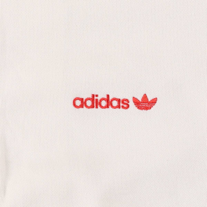 2000'S adidas Originals Women's Track Jacket, Size Small cotton white type Vintage Second Hand