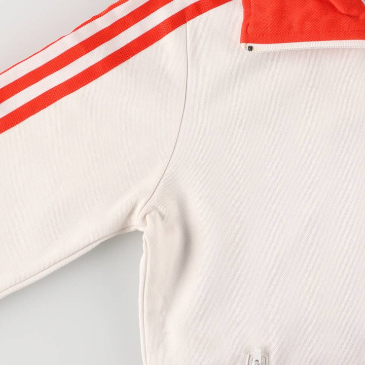 2000'S adidas Originals Women's Track Jacket, Size Small cotton white type Vintage Second Hand