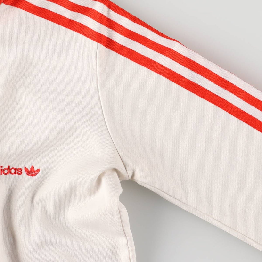 2000'S adidas Originals Women's Track Jacket, Size Small cotton white type Vintage Second Hand