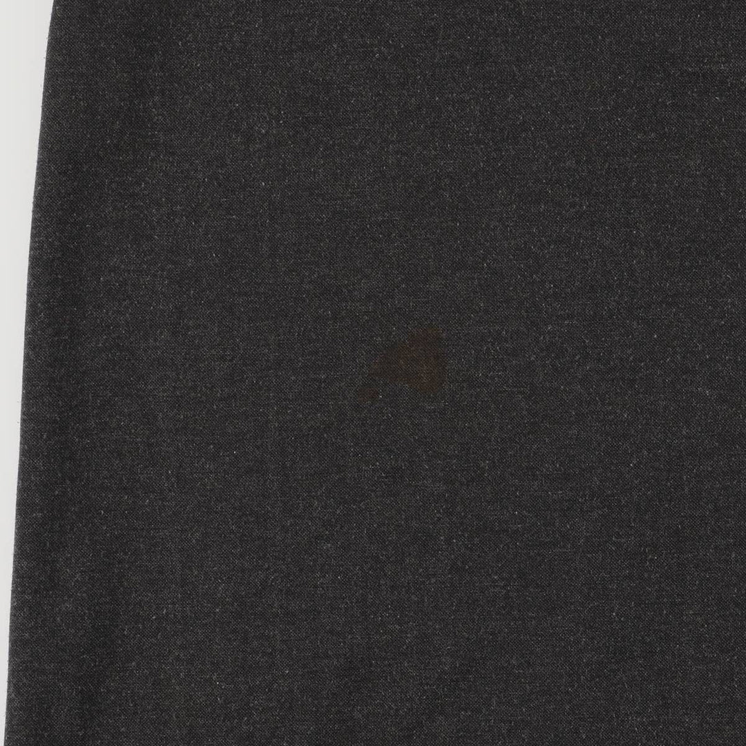 Check Pattern Long A-Line Skirt, Women's Size M unclear Charcoal Vintage Second Hand