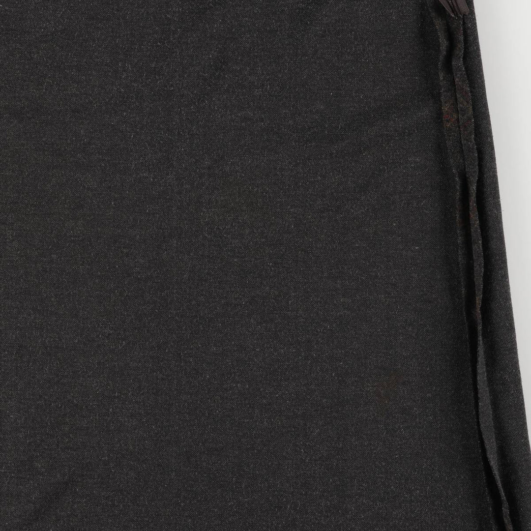 Check Pattern Long A-Line Skirt, Women's Size M unclear Charcoal Vintage Second Hand