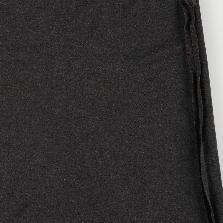 Check Pattern Long A-Line Skirt, Women's Size M unclear Charcoal Vintage Second Hand