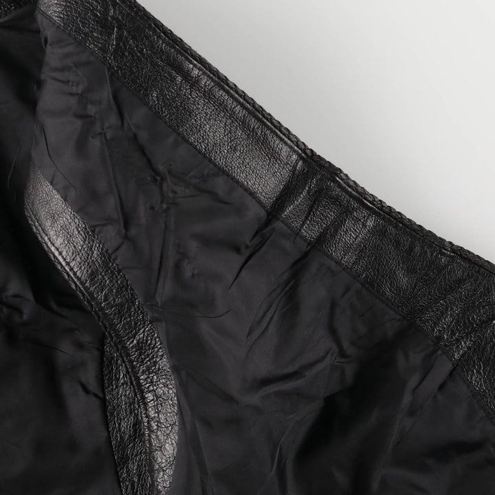 Harley-Davidson Leather Vest, Women's, Size XXL genuine leather black type Vintage Second Hand