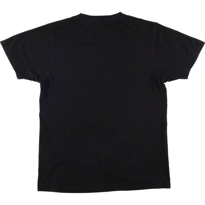 METALLICA Skull Pattern Band T-shirt Band Tee Men's M size cotton black type Vintage Second Hand