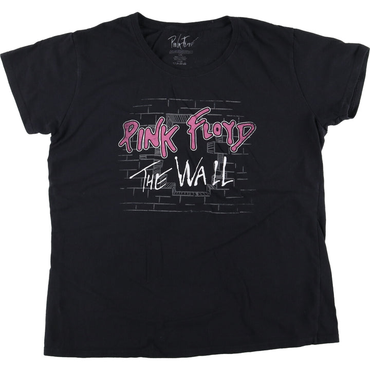 PINK FLOYD Pink Floyd Band T-shirt Band T Men's L size cotton black type Vintage Second Hand