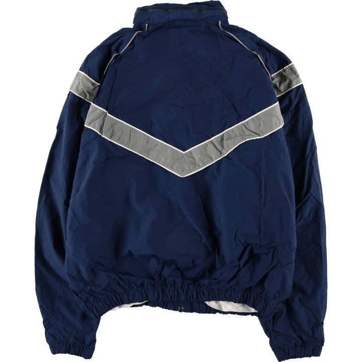 00'S US Military USAIR FORCE SKILCRAFT PTU Training Jacket Nylon Jacket Made in USA X-LARGE Nylon Navy blue Vintage Second Hand