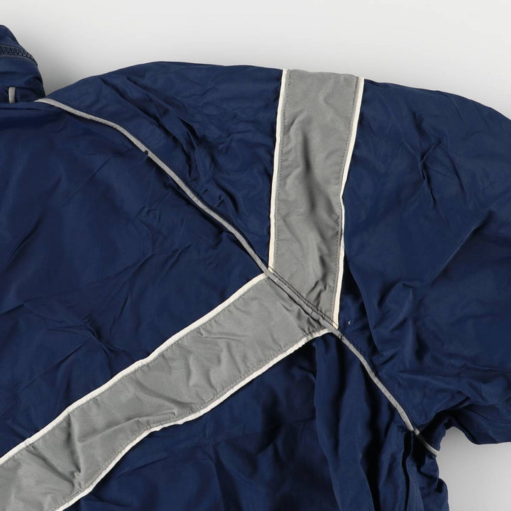 00'S US Military USAIR FORCE SKILCRAFT PTU Training Jacket Nylon Jacket Made in USA X-LARGE Nylon Navy blue Vintage Second Hand