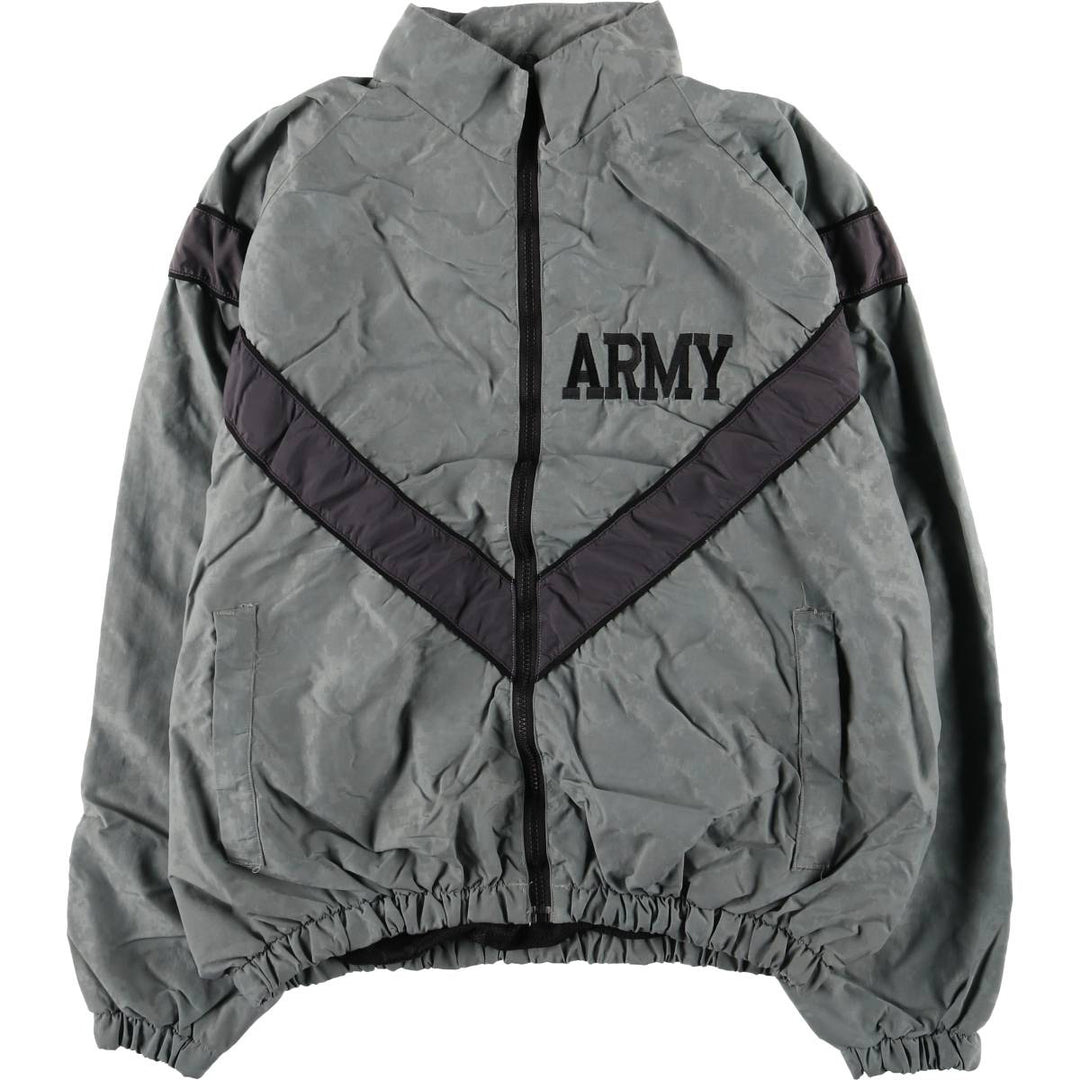 00'S USARMY IPFU Training Jacket ACU Digital Camo Nylon Jacket Made in USA LARGE Nylon gray type Vintage Second Hand