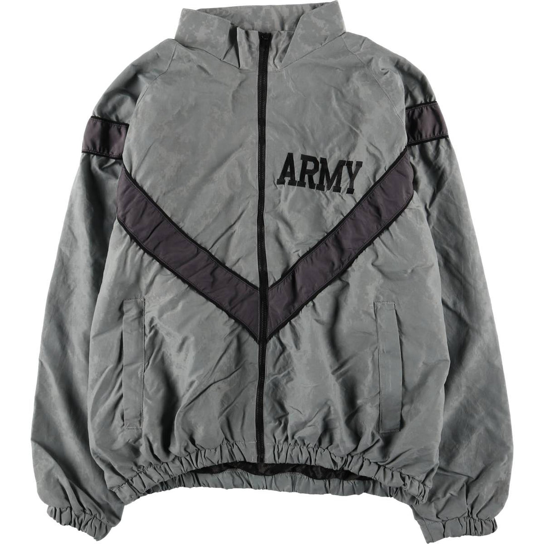 00'S USARMY IPFU Training Jacket ACU Digital Camo Nylon Jacket Made in USA LARGE Nylon gray type Vintage Second Hand