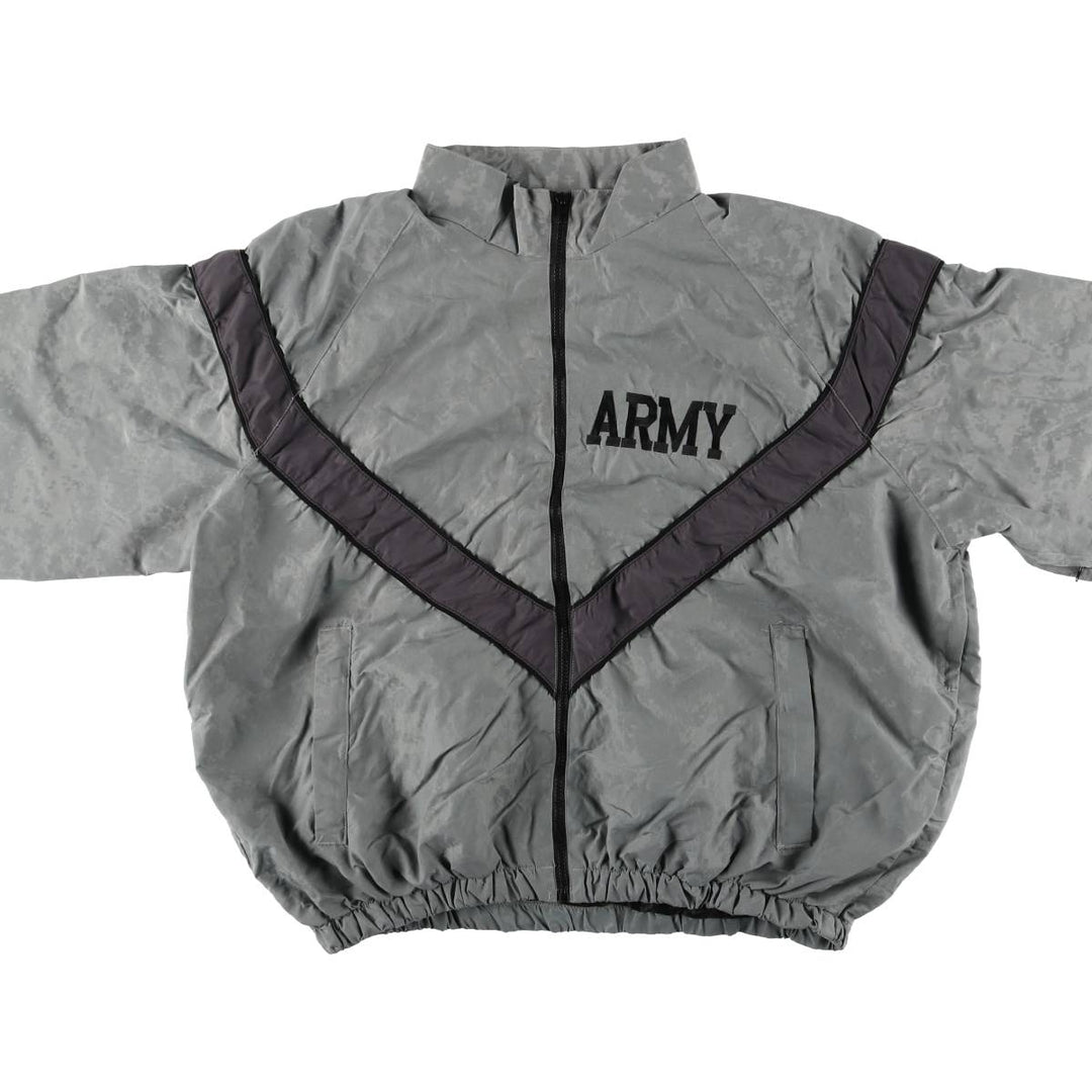 00'S USARMY IPFU Training Jacket ACU Digital Camo Nylon Jacket Made in USA LARGE Nylon gray type Vintage Second Hand