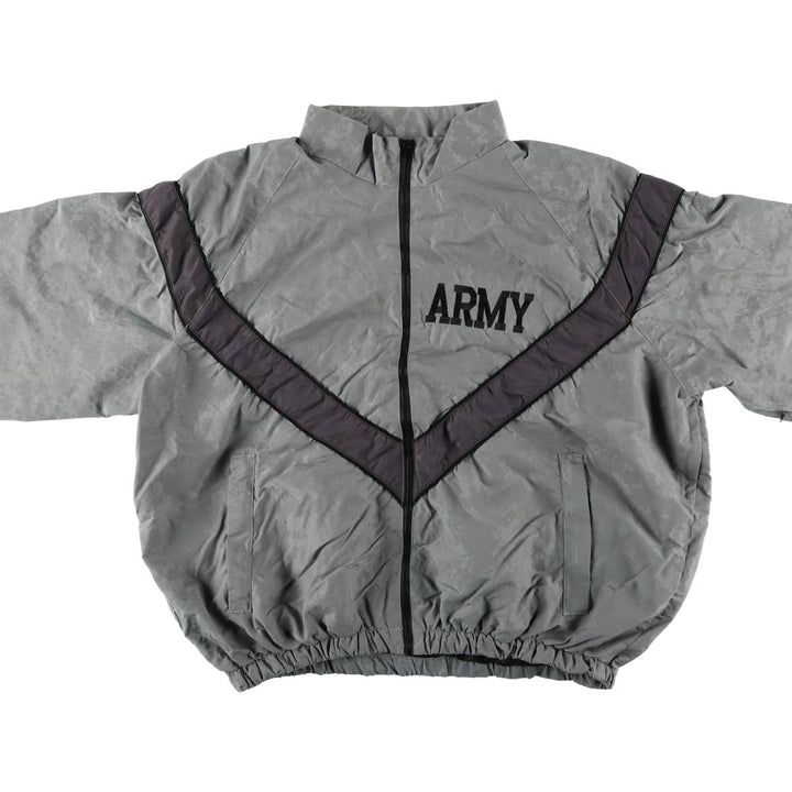 00'S USARMY IPFU Training Jacket ACU Digital Camo Nylon Jacket Made in USA LARGE Nylon gray type Vintage Second Hand
