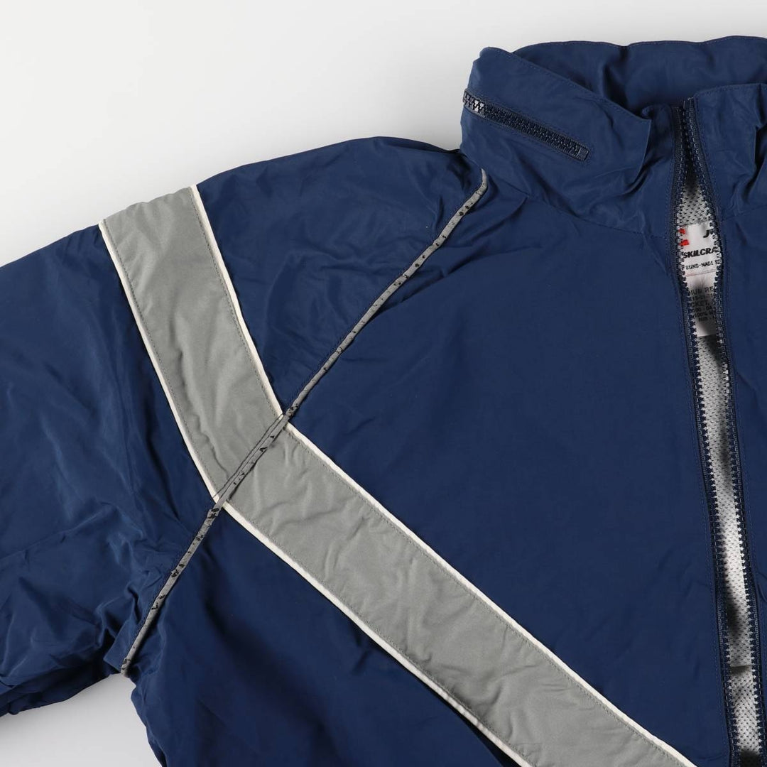 Authentic 2000'S US Military USAIR FORCE SKILCRAFT PTU Training Jacket, Nylon Jacket, Made in USA, Medium Nylon Navy blue Vintage Second Hand