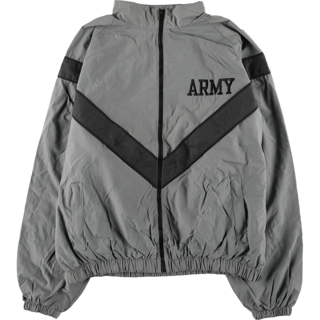 00'S USARMY IPFU Training Jacket Nylon Jacket Made in USA X-LARGE REGULAR Men's XL equivalent Nylon gray type Vintage Second Hand