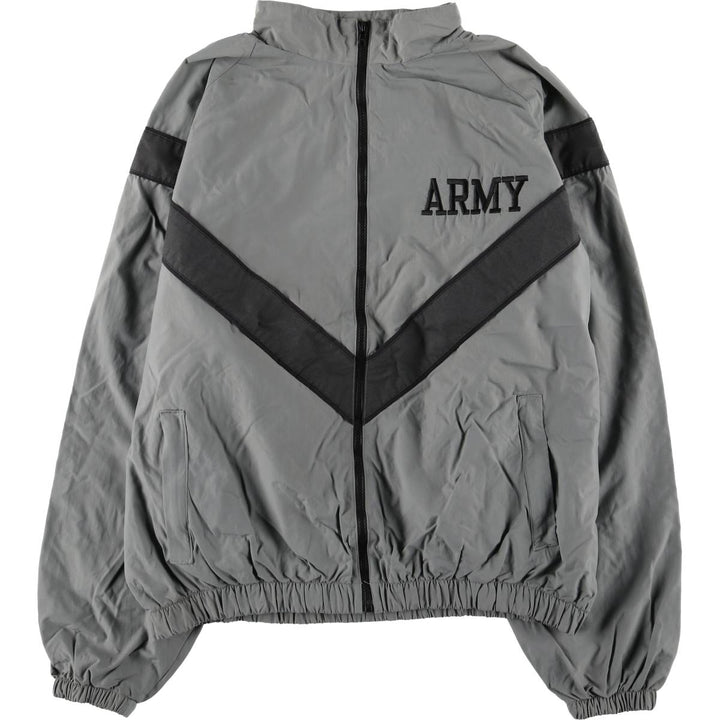 00'S USARMY IPFU Training Jacket Nylon Jacket Made in USA X-LARGE REGULAR Men's XL equivalent Nylon gray type Vintage Second Hand