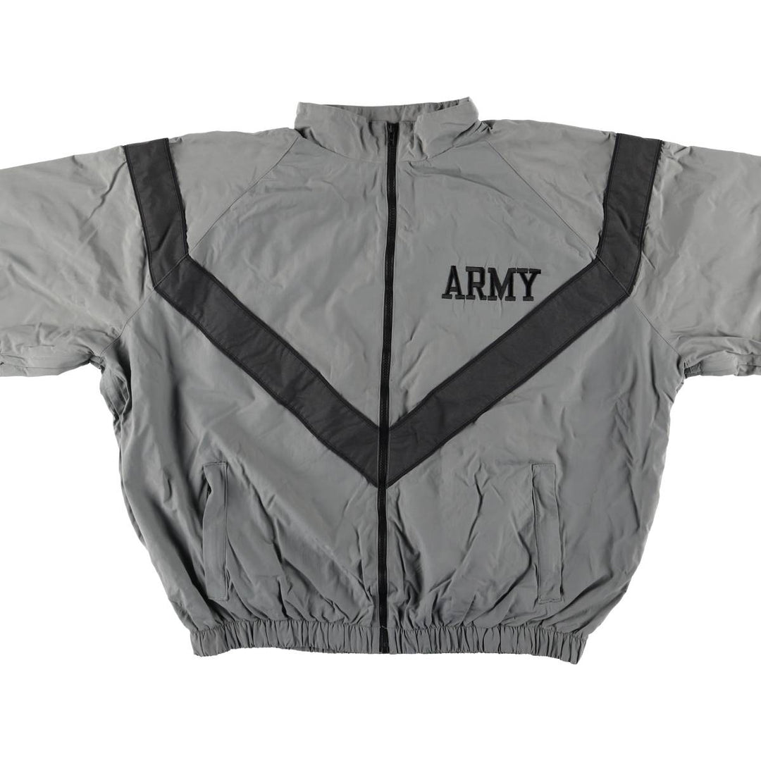 00'S USARMY IPFU Training Jacket Nylon Jacket Made in USA X-LARGE REGULAR Men's XL equivalent Nylon gray type Vintage Second Hand