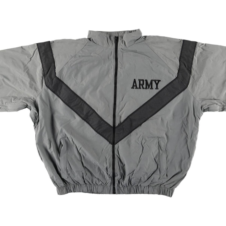 00'S USARMY IPFU Training Jacket Nylon Jacket Made in USA X-LARGE REGULAR Men's XL equivalent Nylon gray type Vintage Second Hand