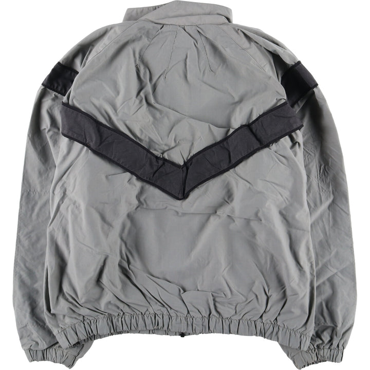 1990'S US Army IPFU Training Jacket, Medium, Made in USA Nylon gray type Vintage Second Hand