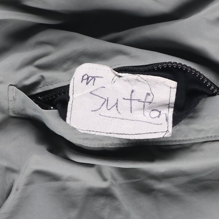 1990'S US Army IPFU Training Jacket, Medium, Made in USA Nylon gray type Vintage Second Hand