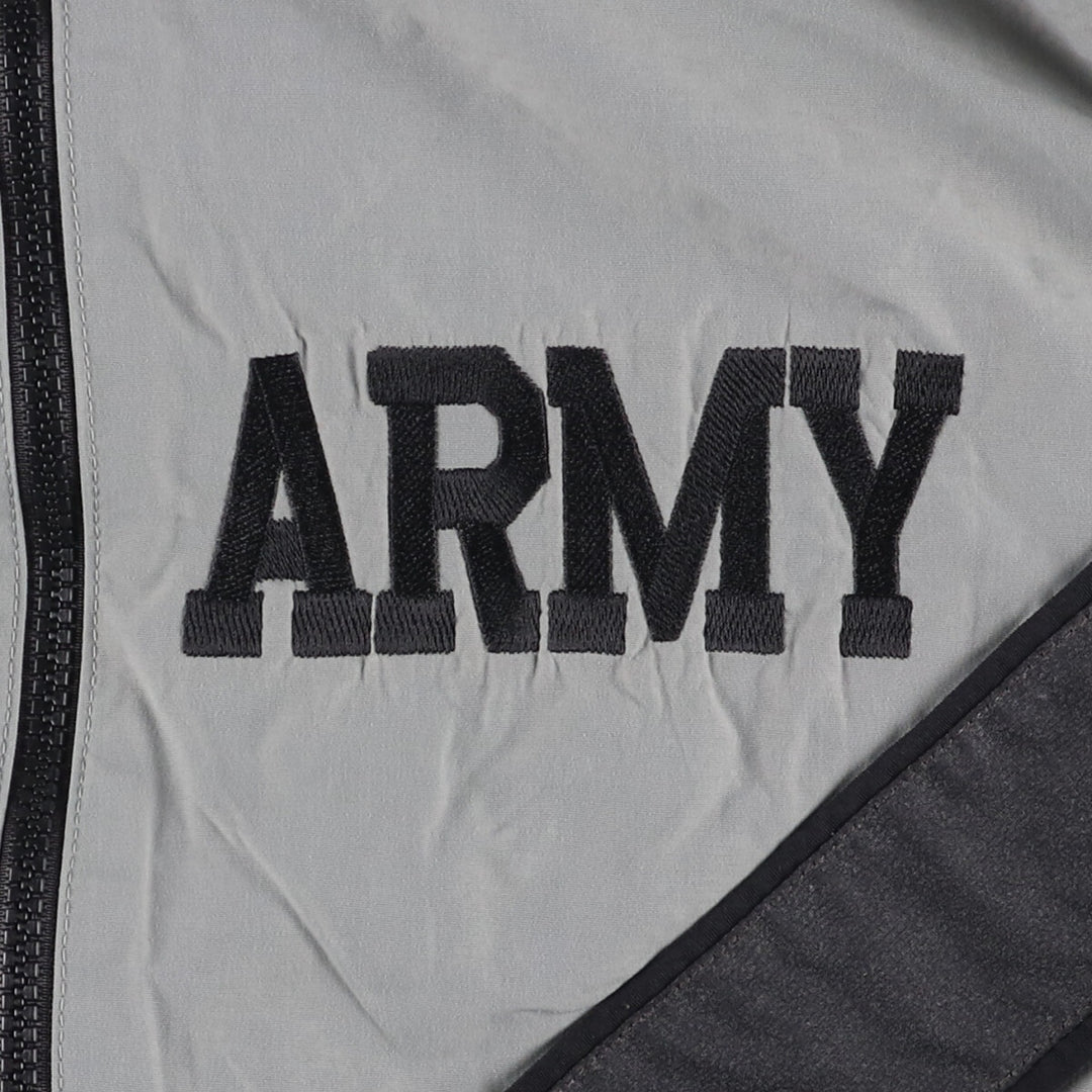 1990'S US Army IPFU Training Jacket, Medium, Made in USA Nylon gray type Vintage Second Hand