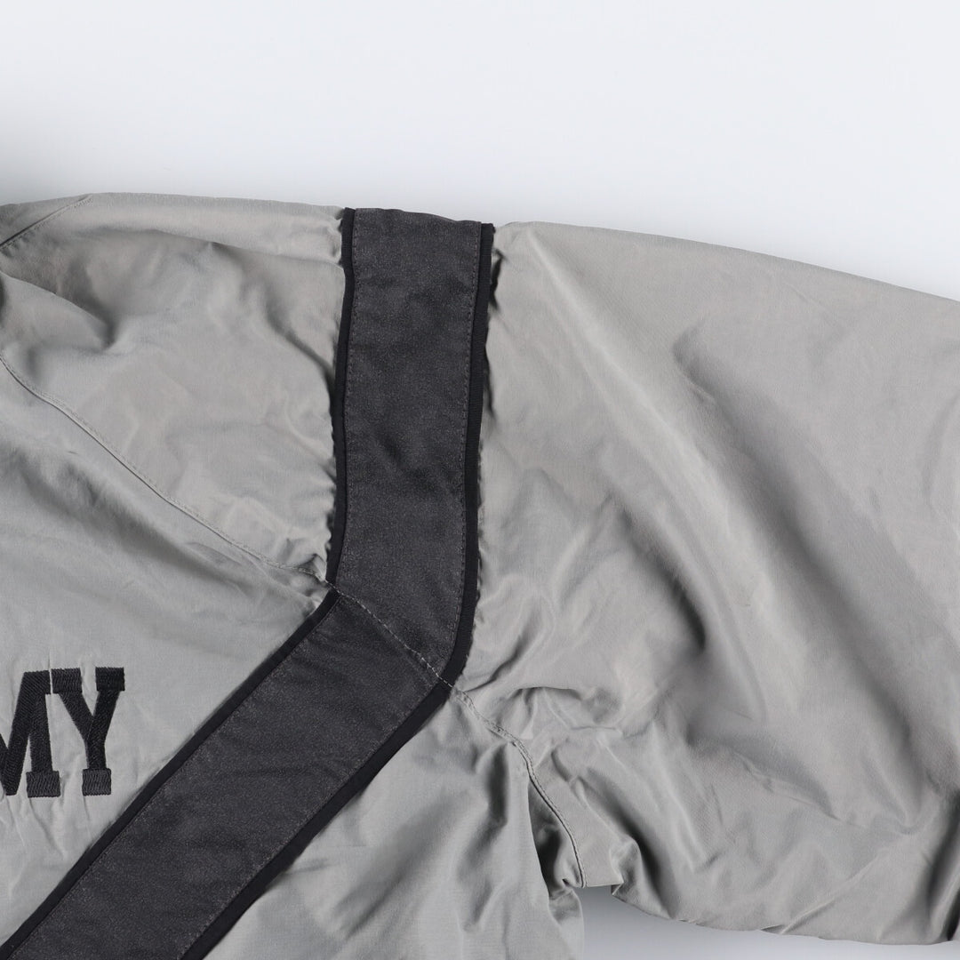 1990'S US Army IPFU Training Jacket, Medium, Made in USA Nylon gray type Vintage Second Hand