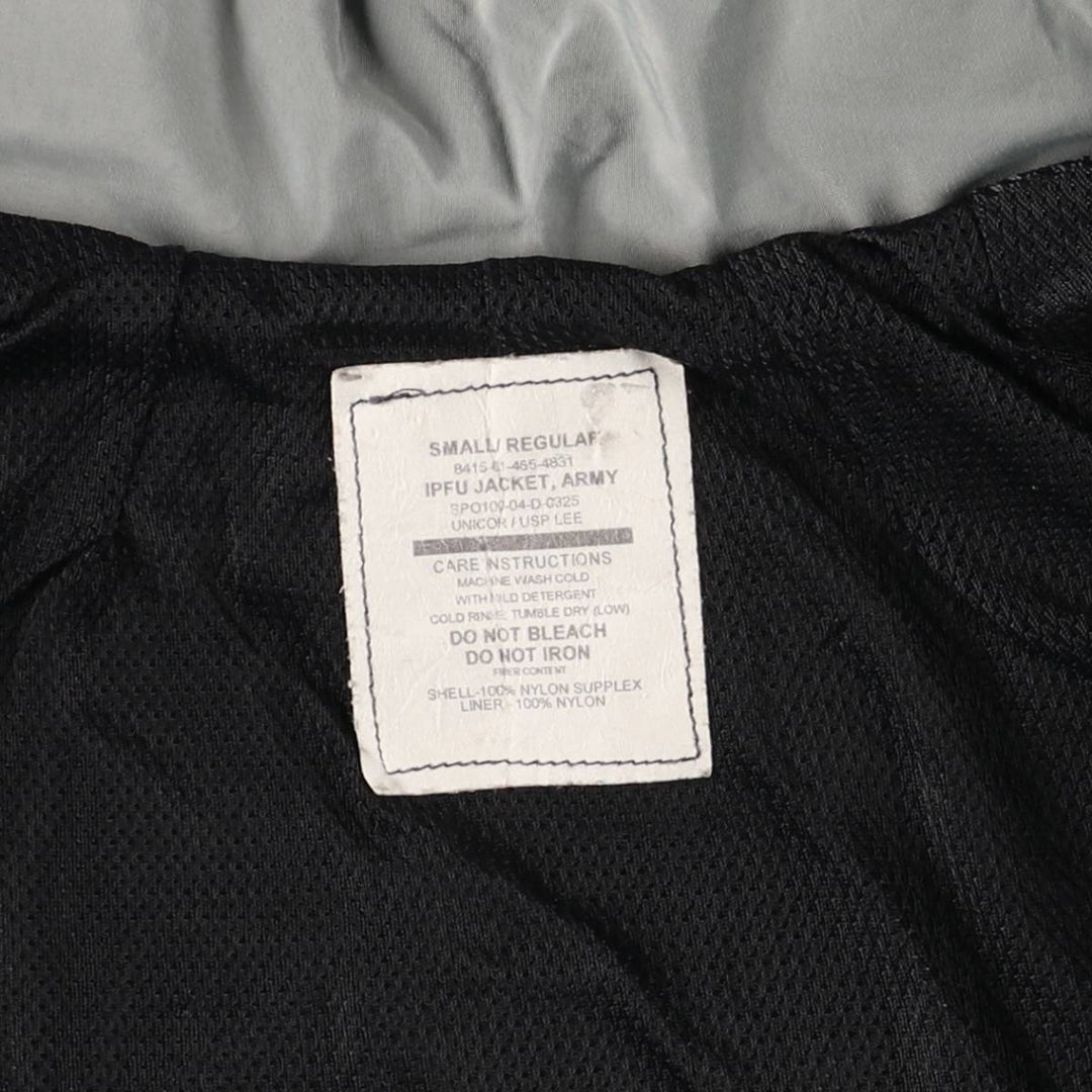 Authentic US Army IPFU Training Jacket, Made in USA, Small, from the 2000s Nylon gray type Vintage Second Hand