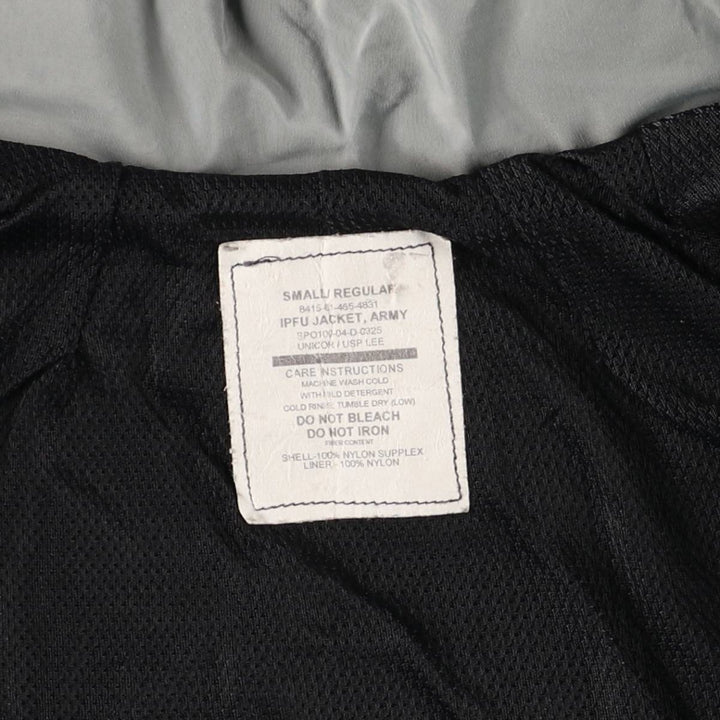 Authentic US Army IPFU Training Jacket, Made in USA, Small, from the 2000s Nylon gray type Vintage Second Hand