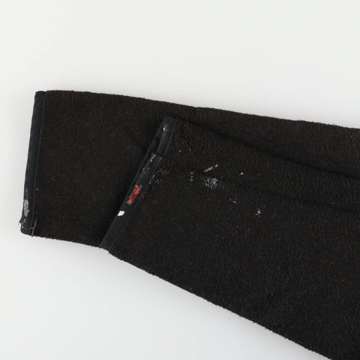 Vintage Ricochet Mfg Military Fleece Jacket, Large, Men's Size L unclear black type Vintage Second Hand