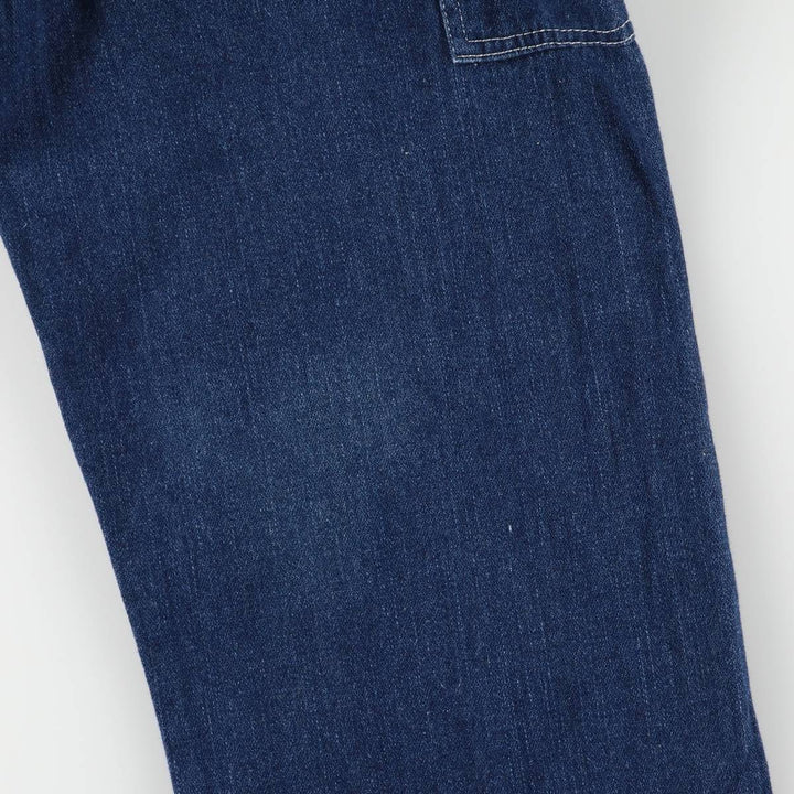 Key Denim Overalls Women's L (W30) cotton blue type Vintage Second Hand