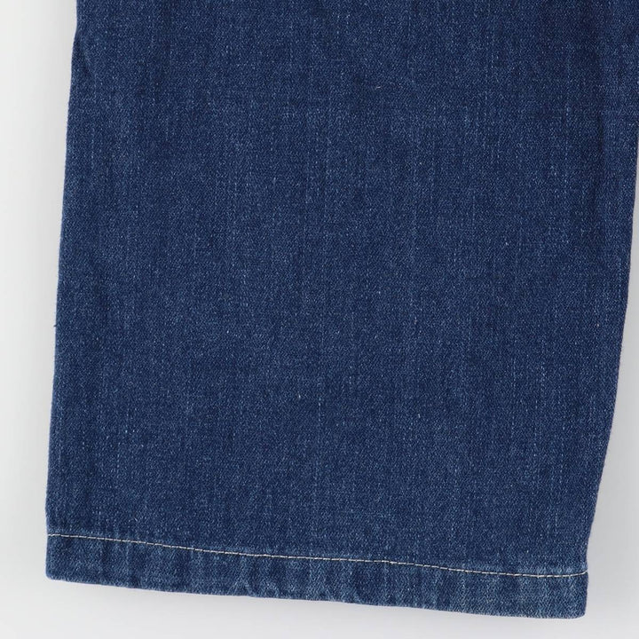 Key Denim Overalls Women's L (W30) cotton blue type Vintage Second Hand