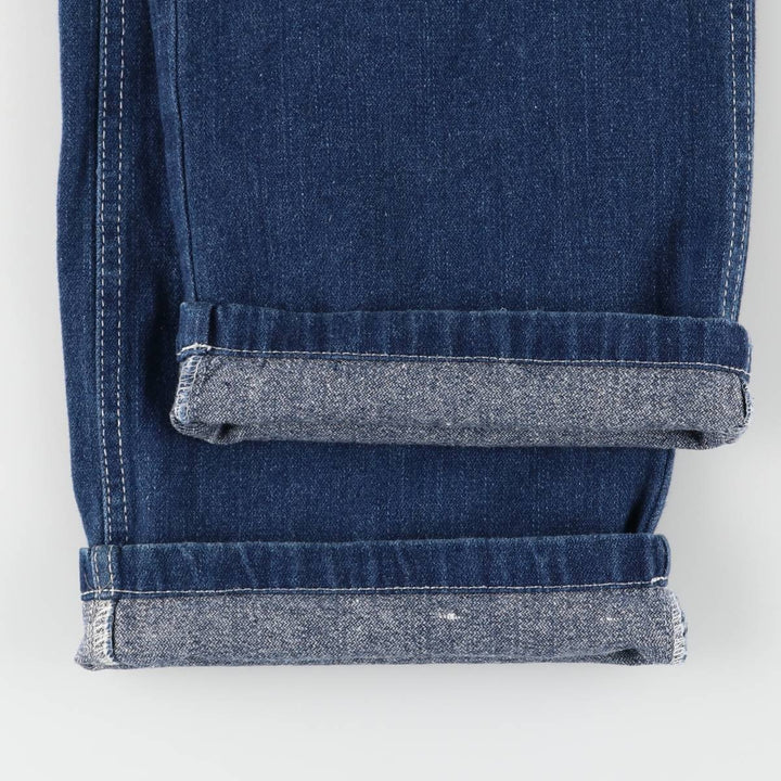 Key Denim Overalls Women's L (W30) cotton blue type Vintage Second Hand