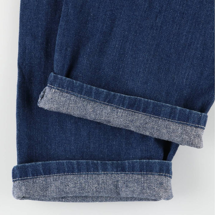 Key Denim Overalls Women's L (W30) cotton blue type Vintage Second Hand